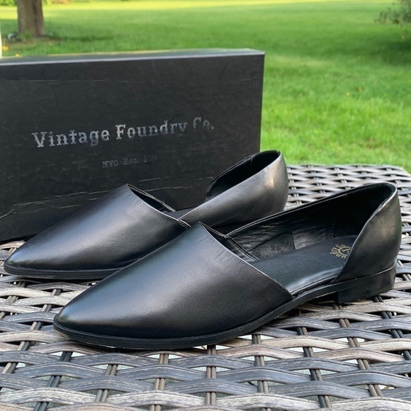 𝅺vintage Foundry Co. Corinne Shoe - Black Leather - Picture 2 of 15